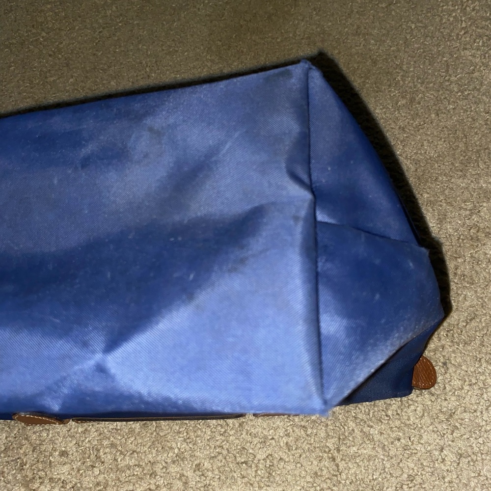 Longchamp Navy and Brown Le Pliage Tote size small - Picture 6 of 10